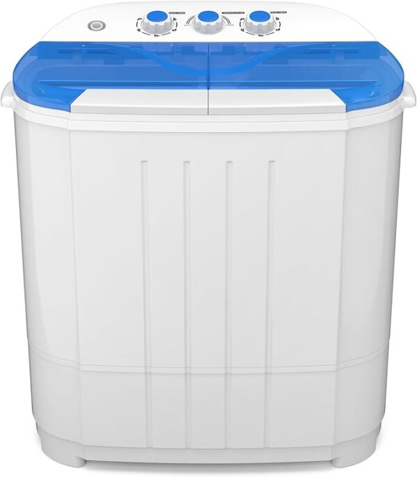 Portable Washing Machine, 14Lbs Compact Twin Tub Laundry